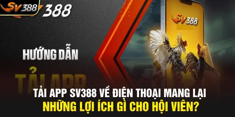 Tải app SV388 về điện thoại mang lại những lợi ích gì cho hội viên?